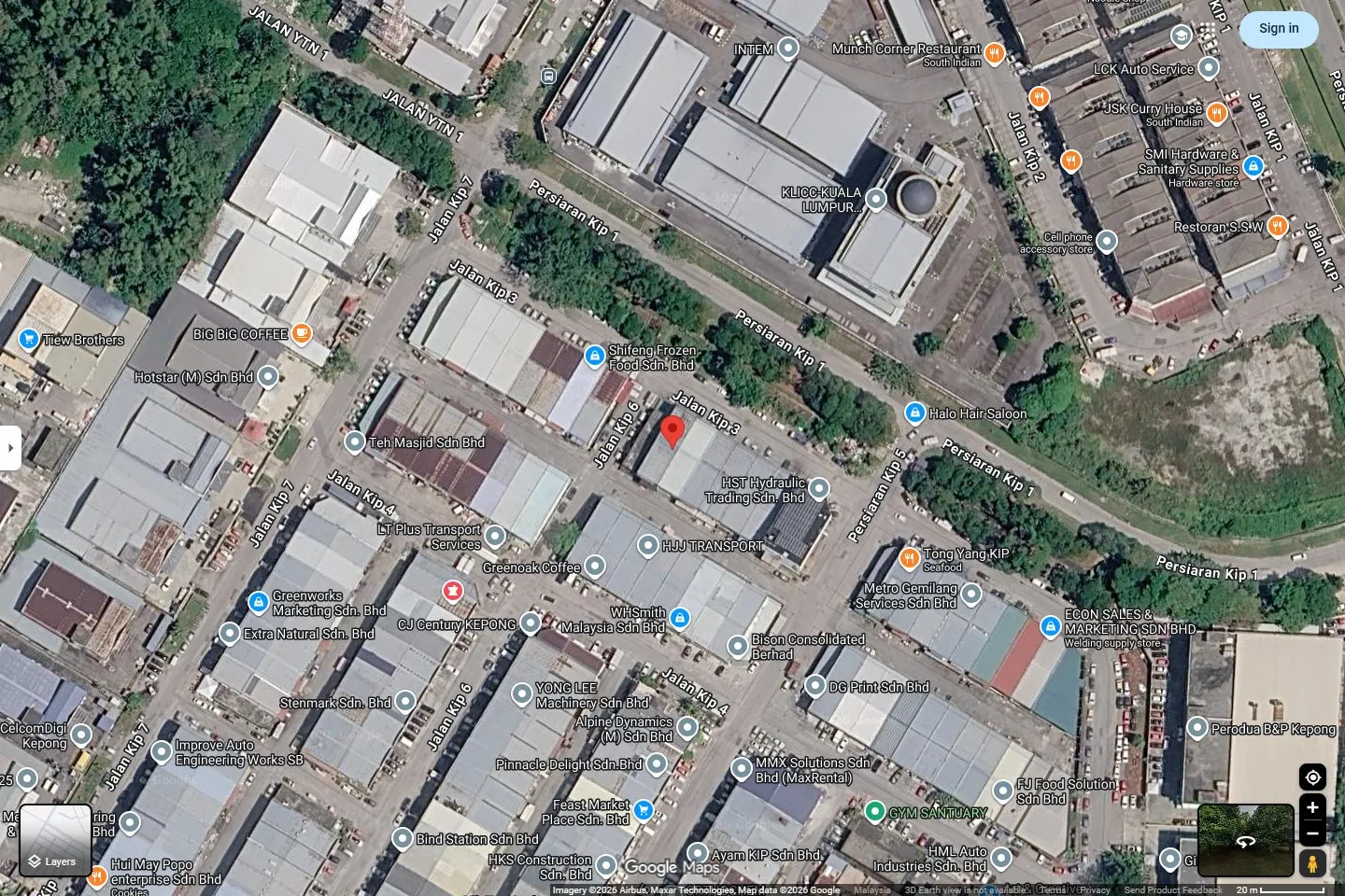 Giovan Resources — The plant from above