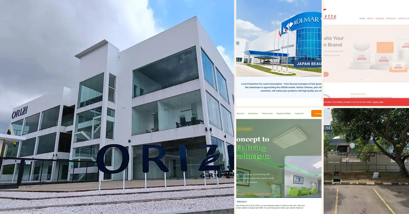 Skincare OEM factories in Malaysia, Vietnam and the Philippines